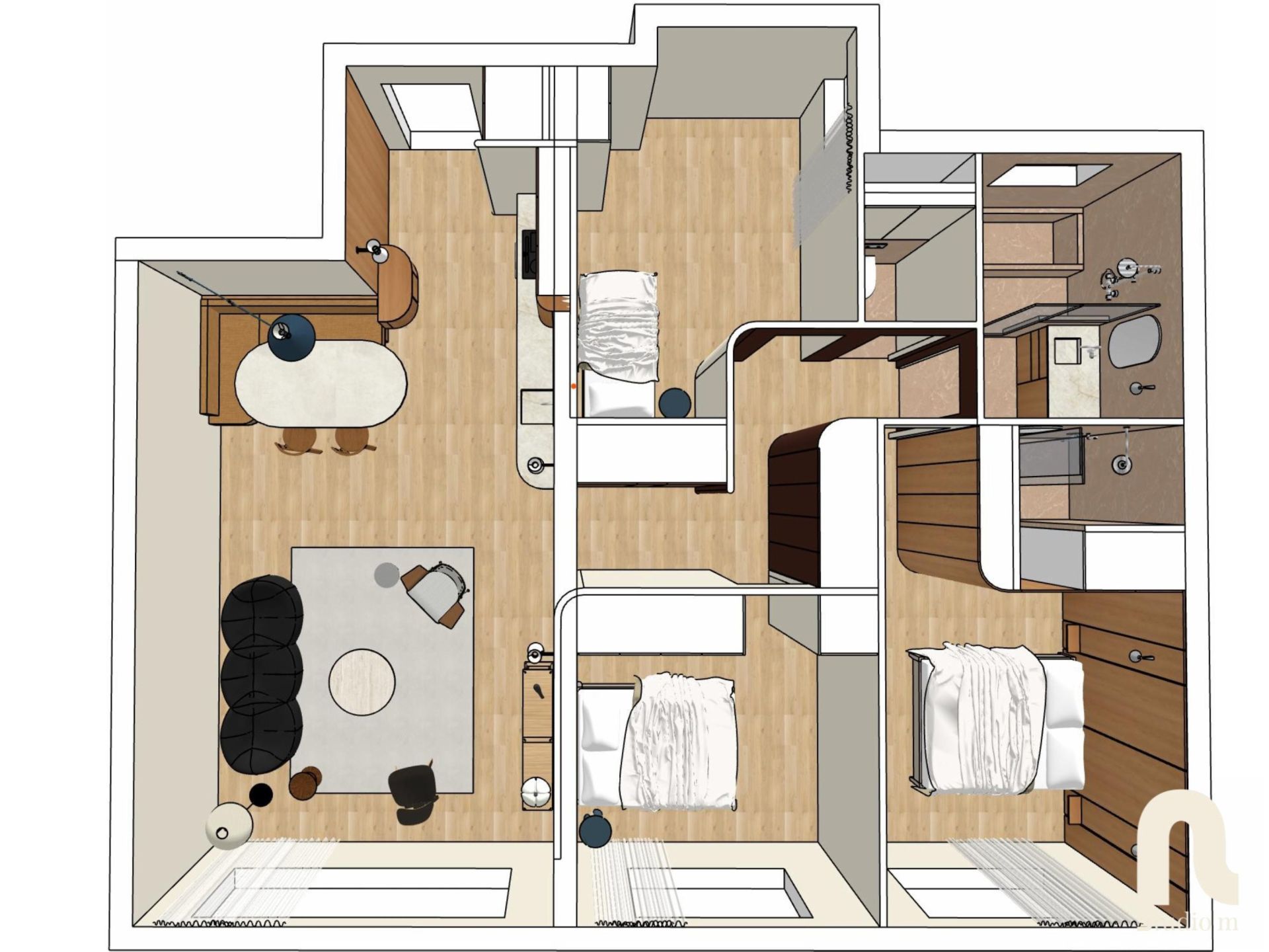 Vente Appartement 4&nbsp;Pièces 81&nbsp;m² Paris 12