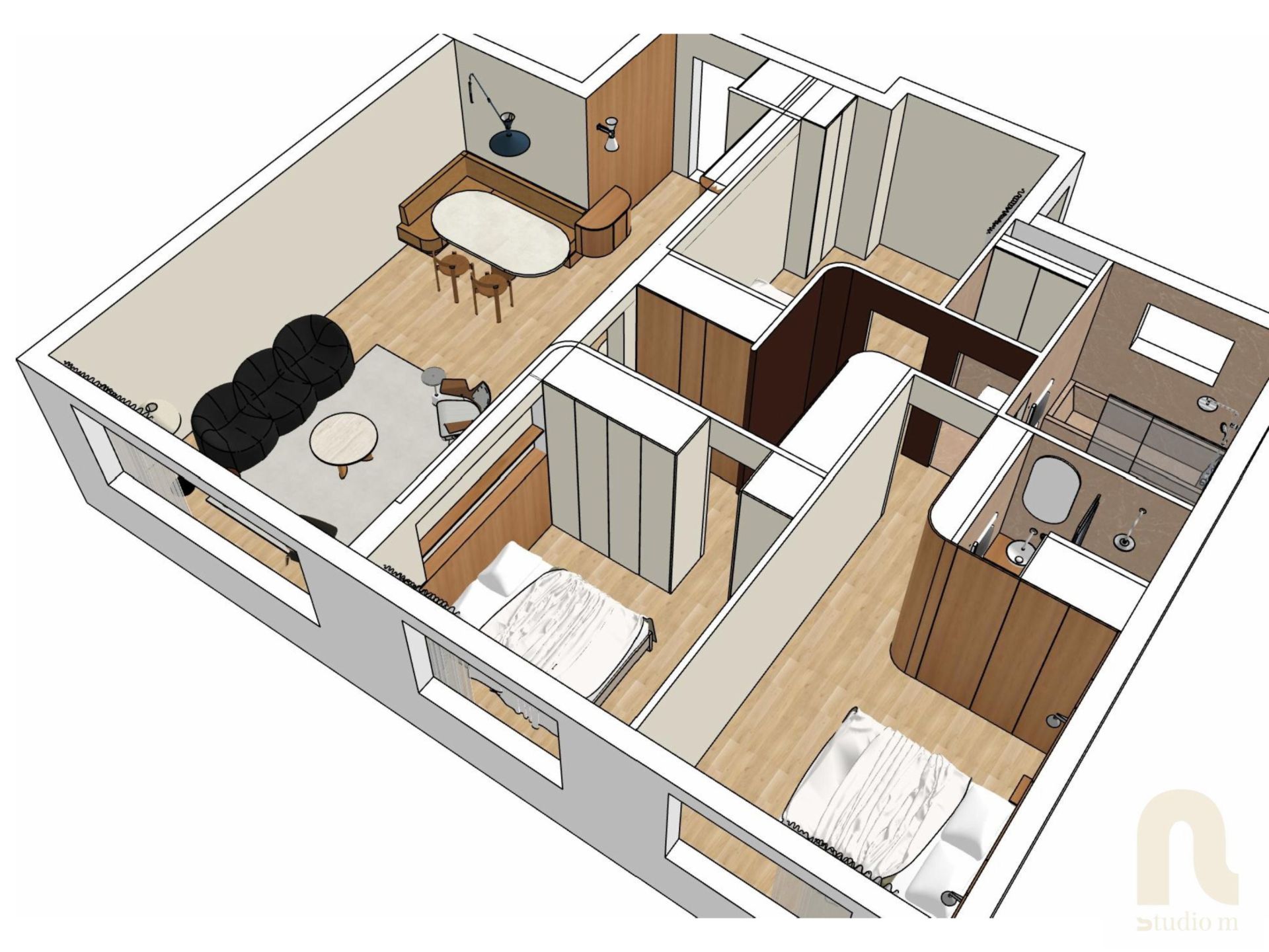 Vente Appartement 4&nbsp;Pièces 81&nbsp;m² Paris 12