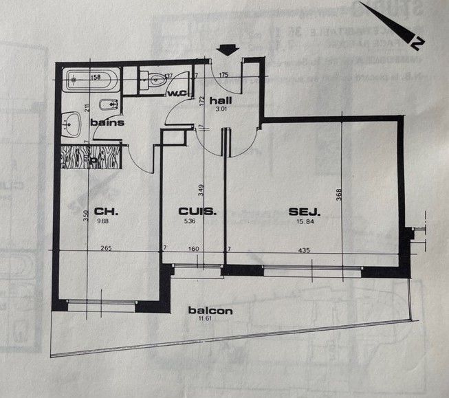 Vente Appartement 2&nbsp;Pièces 41&nbsp;m² Paris 11