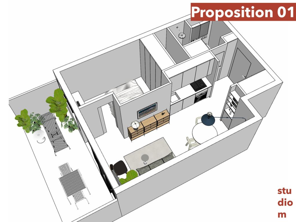 appartement 1 pièce en vente sur PARIS (75013)